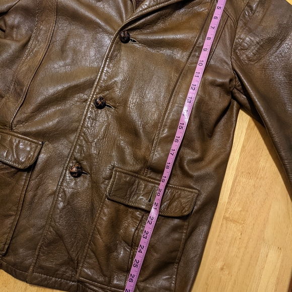 Cooper Vintage Brown Leather Jacket - Picture 7 of 8